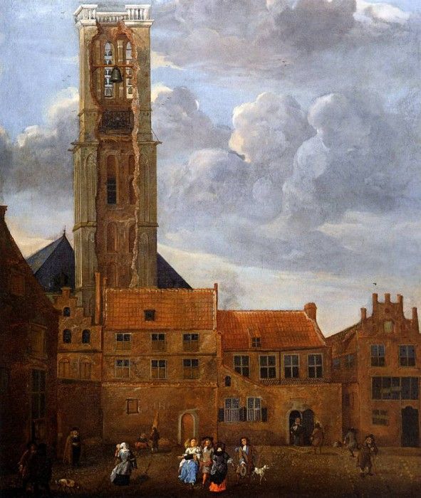 Grasdorp Jan Tower of Grote Kerk in Zwolle Sun. Grasdorp, 