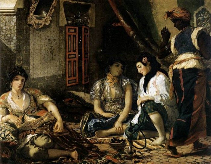 DELACROIX Eugene The Women of Algiers. , 