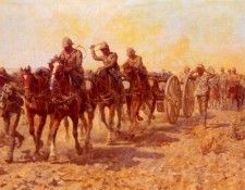 Beadle John Prinsep Barnes To The Sounds Of Guns  The Forced March. ,   
