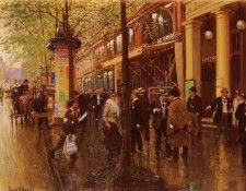 Beraud Jean Les Grands Boulevards-LeTheature Des Varietes.  
