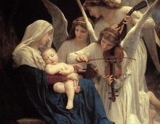   ,   [The Virgin with Angels playing music] (1881, Museum at Forest Lawn Memorial-Park, Glendale). ,  