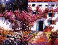 Andre Bertounesque - Le Muret Fleuri, De. Bertounesque, 