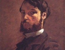 Bazille Self Portrait. , 