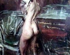 Young Dark Lady. Boldini, 