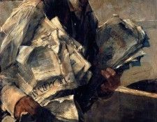 Strillone parigino Il giornalaio 1878. Boldini, 