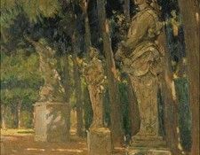 Beckwith James Carroll Carrefour at the End of the Tapis Vert Versailles. ,  