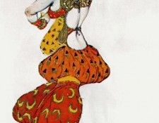 bakst scheherezade odalisque 1910. , 