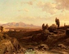 Bamberger Friedrich Blick Uber Die Sierra Navada. Bamberger,  ()