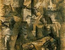 Braque Le Portugais, 1911-12, Kunstmuseum Basel. , 