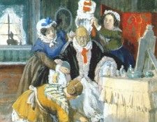 benois the countess dressing room 1910. ,  