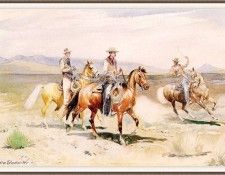 Borein Three-Wyoming-Cowboys-sj. Borein, 