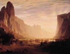 Looking Down Yosemite-Valley. , 