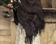 Bastien Lepage Marchande de Fleurs a Londres 1882. -Lapage, 