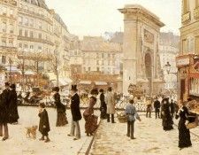 Beraud Jean Le Boulevard St Denis Paris.  