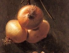 Bache Berta A Still Life With Onions And A Cracked Egg. , 