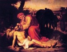 The Good Samaritan. ,  Tapiro
