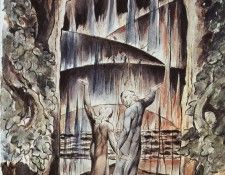 BLAKE - DANTE AND VIRGIL AT THE GATES OF HELL (ILLUSTRATIO(1). , 