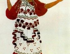 bakst lapres-midi dun faune a nymph 1912. , 