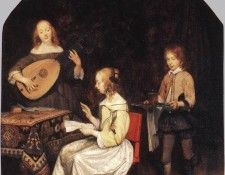 TERBORCH Gerard The Concert. Borch,  