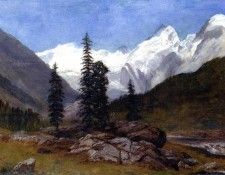 Bierstadt Albert Rocky Mountain. , 
