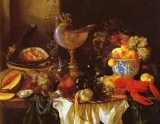 Van Beyeren Abraham A Still life With A Nautilus Cup. Beyeren,  