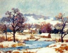 braun the first snow c1922-3. , 