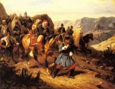 Bellange Joseph Louis Hippolyte Returning From Battle. ,   