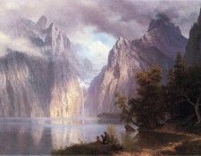 Bierstadt Albert Scene in the Sierra Nevada. , 