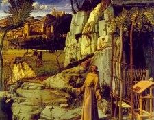 Bellini,Giovanni St Francis in the desert, ca 1480, 124.4x14. , 