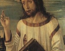 BELLINI,G. CHRISTS BLESSING, 1460, LOUVRE. , 