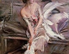 Boldini Giovanni Portrait of Gladys Deacon. Boldini, 