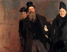 John Lewis Brown with Wife and Daughter 1890. Boldini, 