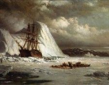 Bradford William Icebound Ship. , 