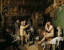 The Studio of Jean Antoine Houdon. ,  