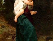 Bouguereau William Le Passage du gue. ,  