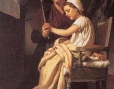 Bouguereau The Thank Offering. ,  