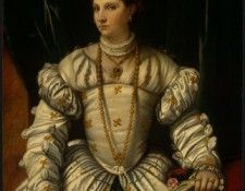 Moretto da Brescia Portrait of a Lady in White, c. 1540, 1(1. ,  