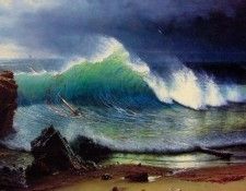 The Shore of the Turquoise-Sea. , 