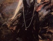 Boldini Giovanni Portrait of Donna Franca Florio. Boldini, 