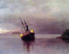 Wreck of the Ancon in Loring Bay. , 