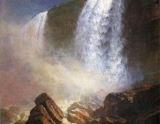 Bierstadt Albert Falls of Niagara from Below. , 