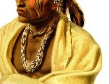 Tna 0040 Wakesasse, Musquake Indian Karl Bodmer, 1833 sqs. , 