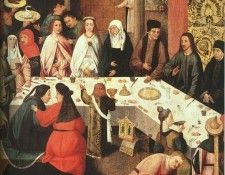 BOSCH, HIERONYMOUS-MARRIAGE FEAST AT CANA, OIL ON PANEL. , 