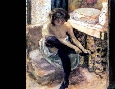 erotic art csg004 womqn with black stockings-pierre bonnard. , 