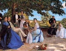 Bazille Frederic Reunion de famille Sun. , 