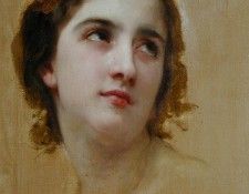 Bouguereau William Unfinished detail. ,  