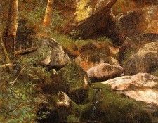 Bierstadt Albert Forest Stream. , 
