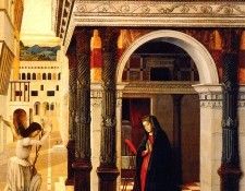 Bellini, Gentile - The Annunciation 1465 (end. , 