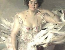 Portrait of Lady Nanne Schrader 1903. Boldini, 