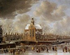 Beerstraten Abraham The Noorderkerk Sun. Beerstraten, 